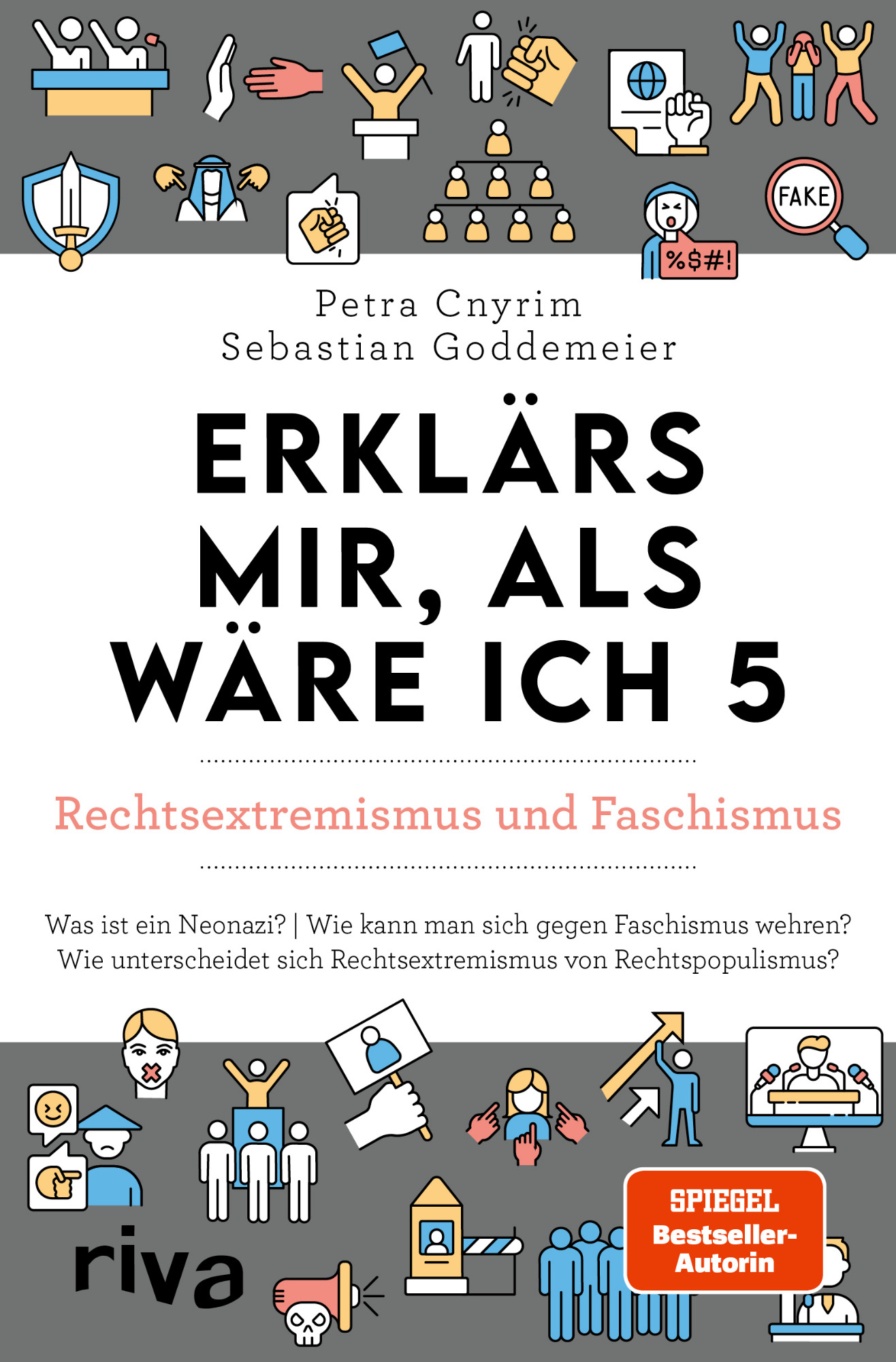 Erklärs mir, als wäre ich 5: Rechtsextremismus und Faschismus Cover von Erklärs mir, als wäre ich 5: Rechtsextremismus und Faschismus, von Petra Cnyrim und Sebastian Goddemeier, erschienen im riva Verla