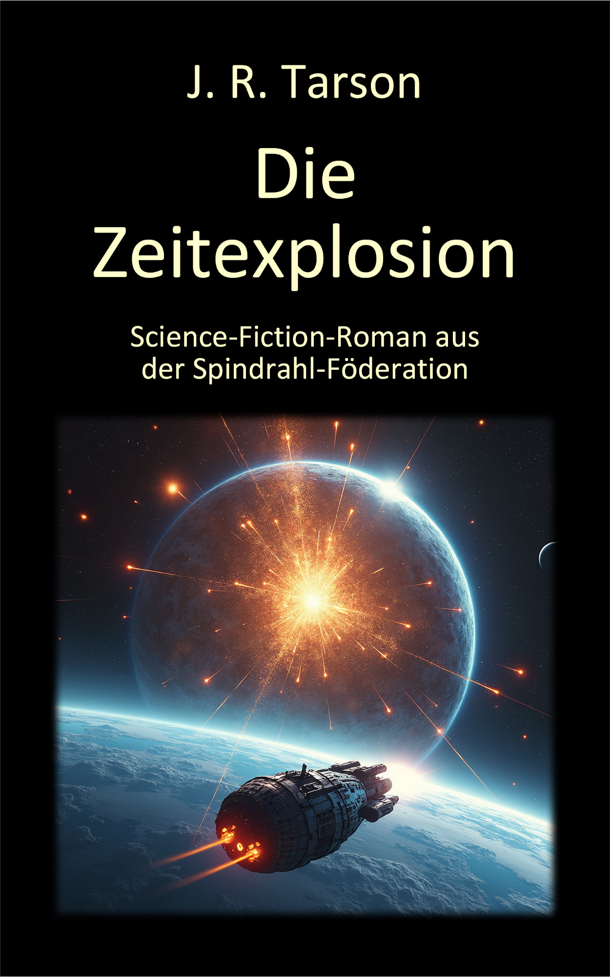 Die Zeitexplosion Cover von Die Zeitexplosion, Roman von J. R. Tarson